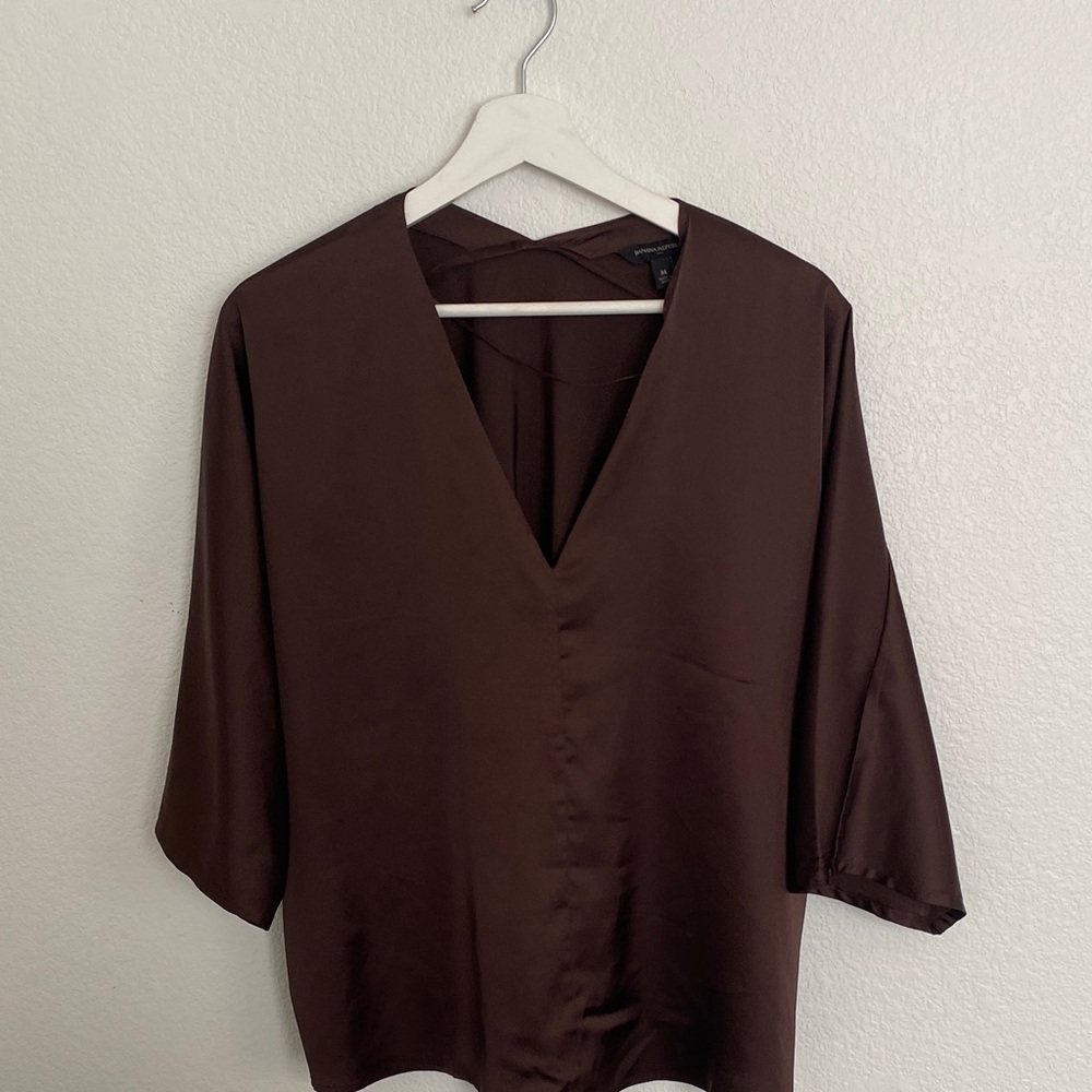 Banana Republic Olive Green Top